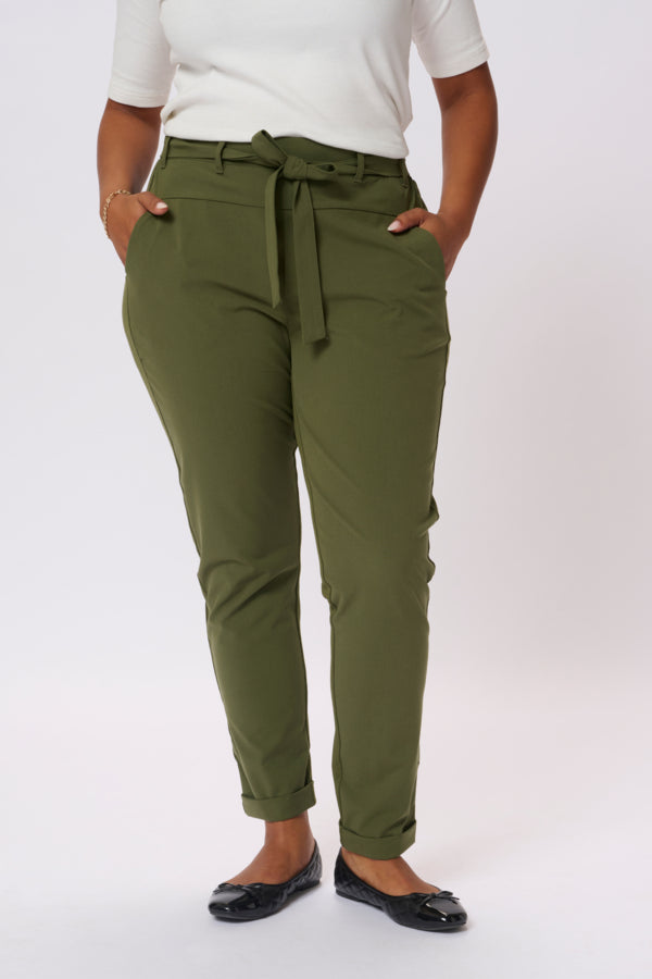 Belted Jia Pants
