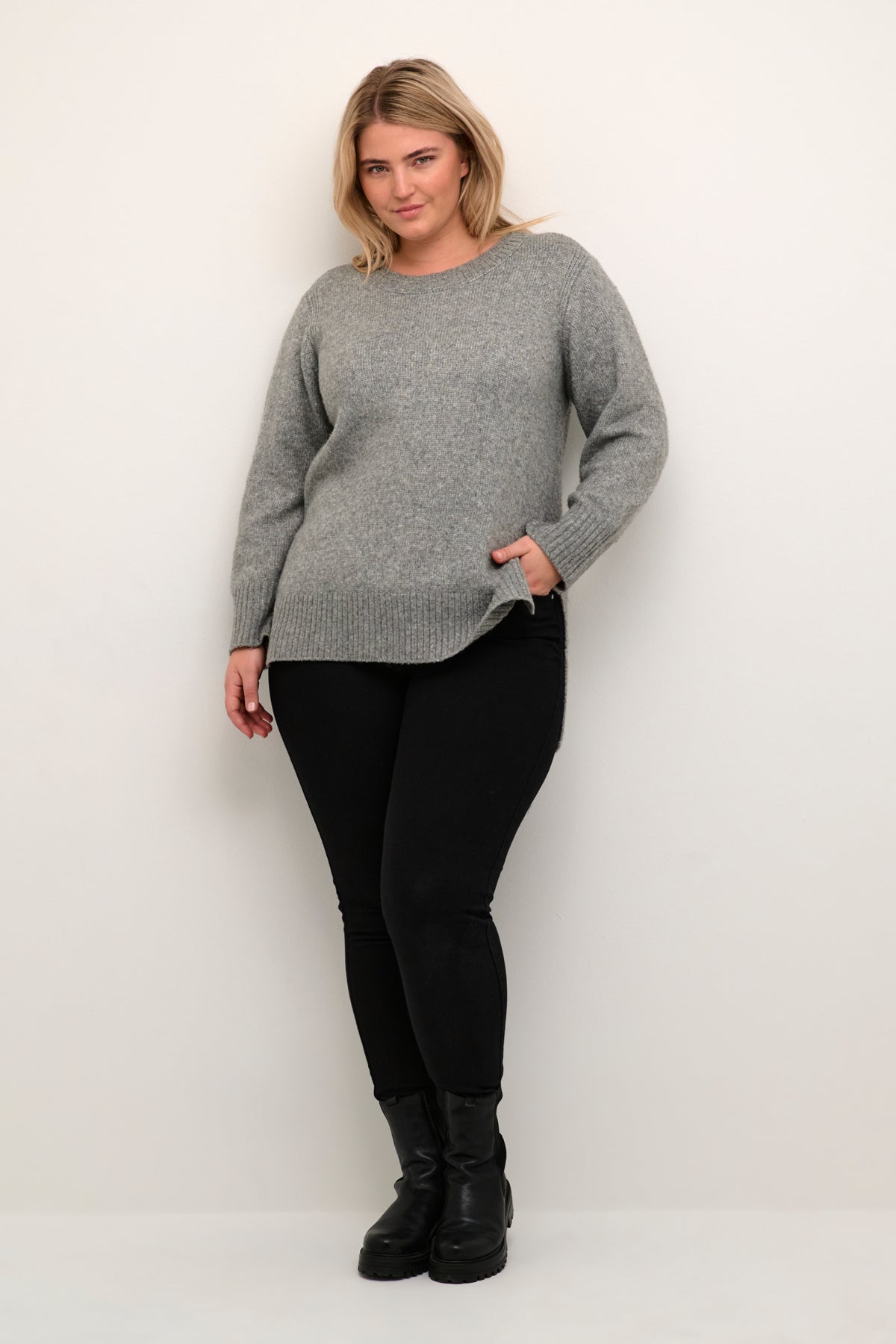 Olla Knit Sweater Tunic (Plus Size)