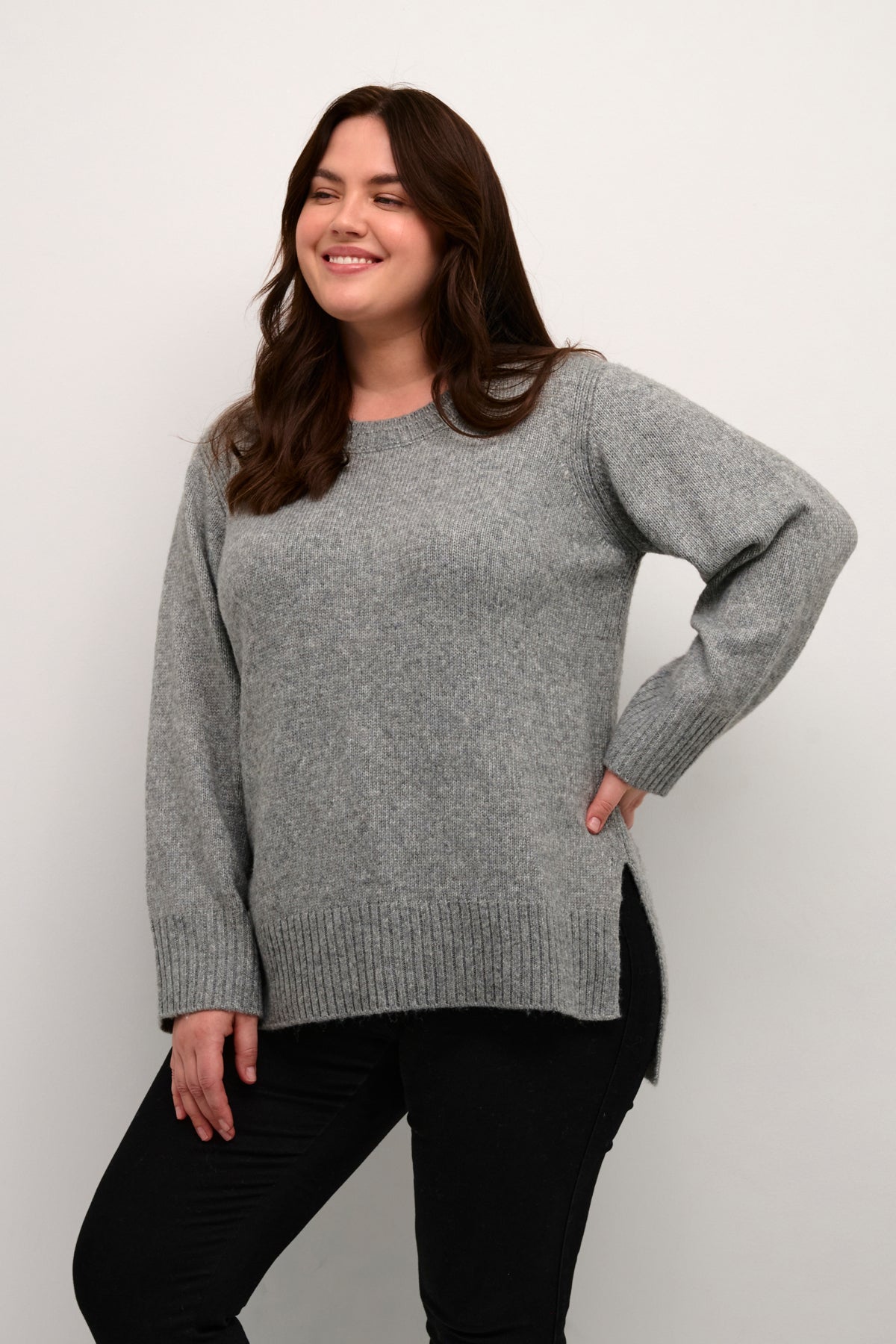 Olla Knit Sweater Tunic (Plus Size)