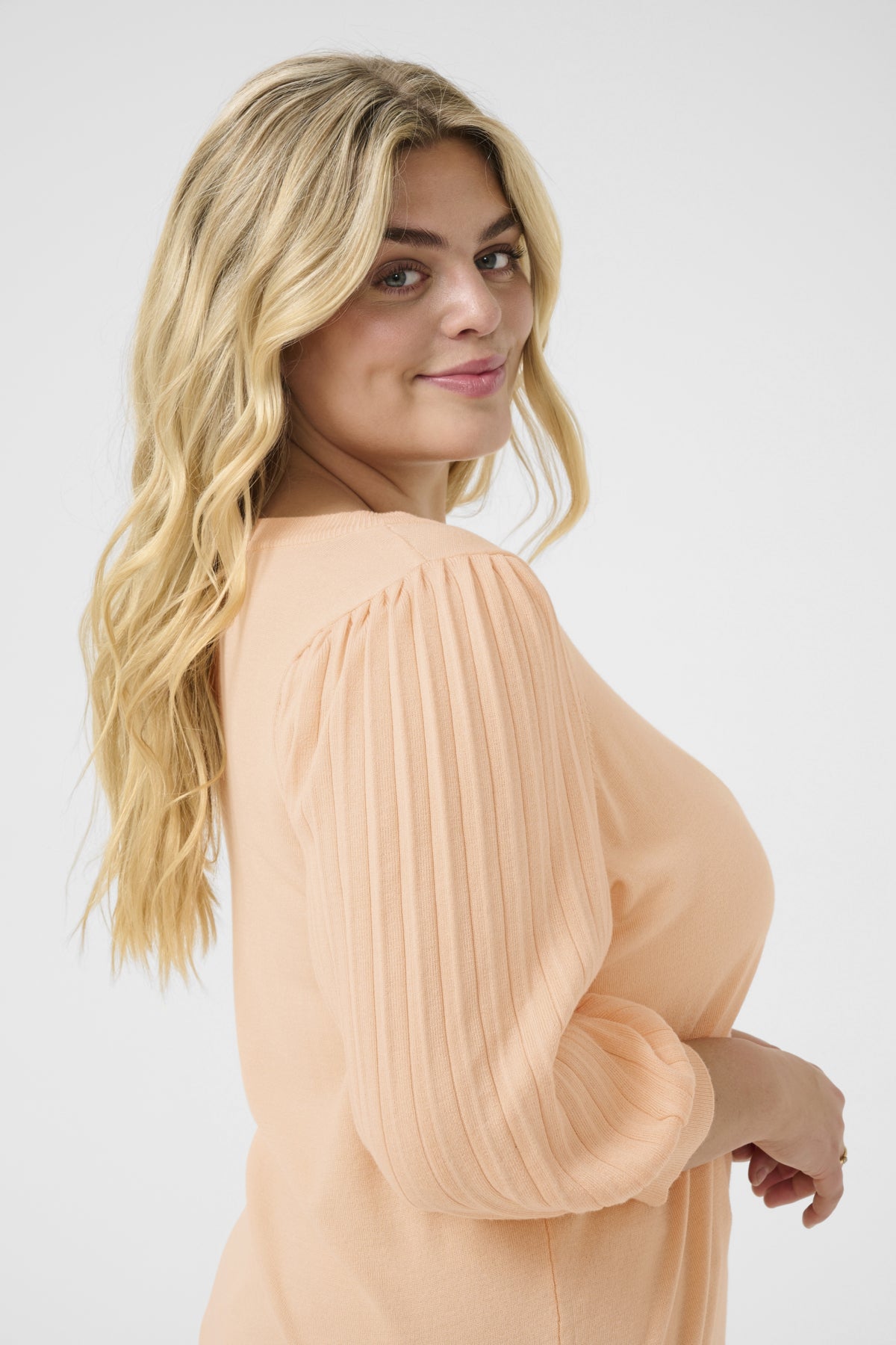 KC Loni 3/4 Sleeve Knit Pullover