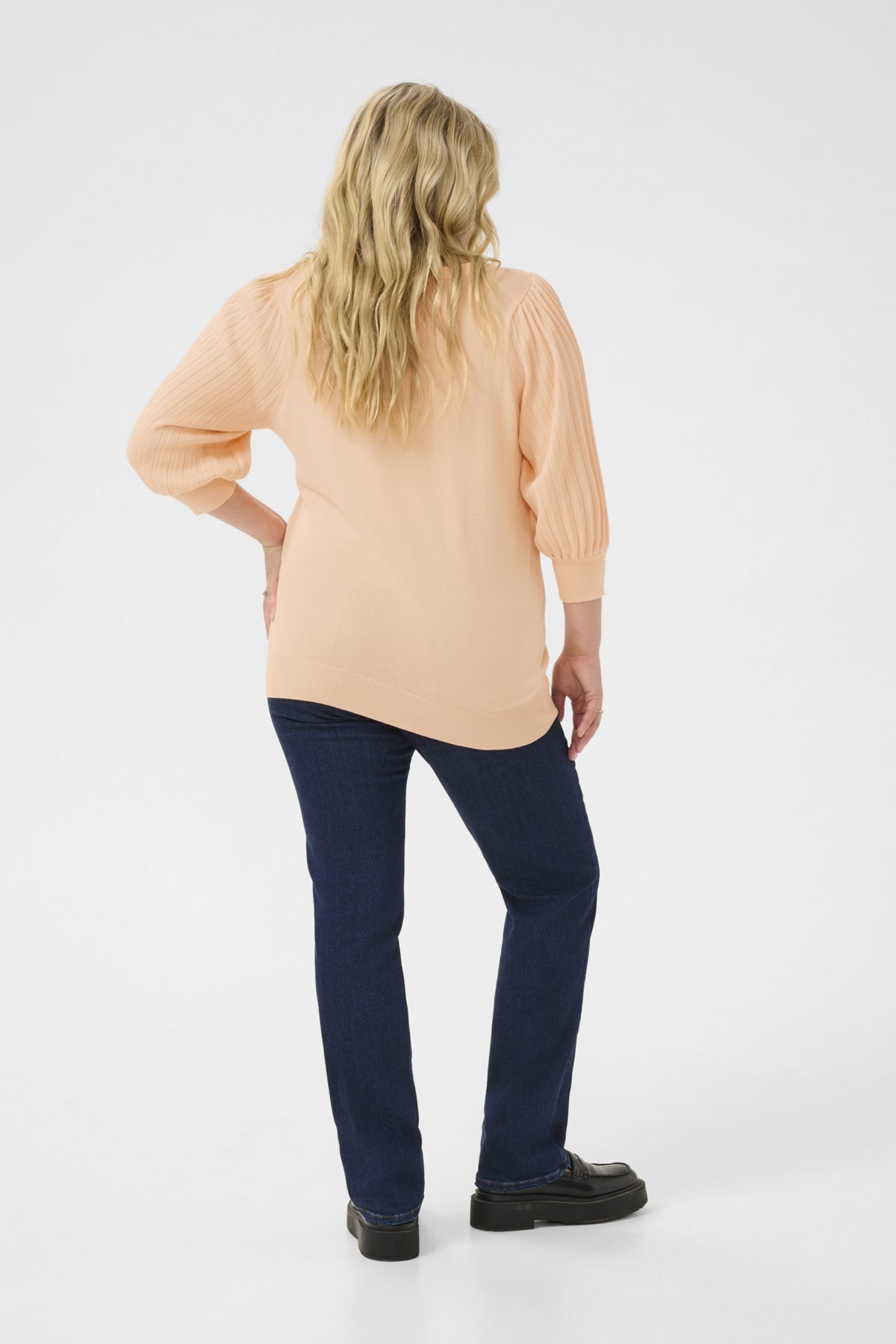 KC Loni 3/4 Sleeve Knit Pullover