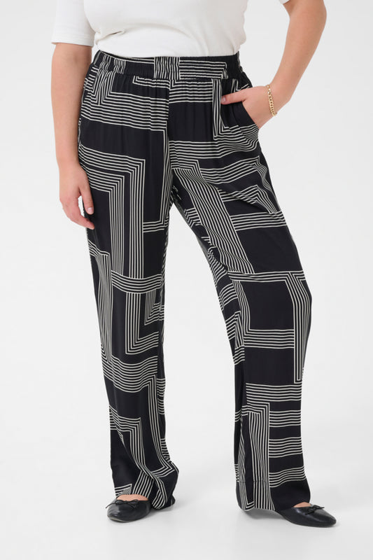 Donna Printed Pant (Plus Size)