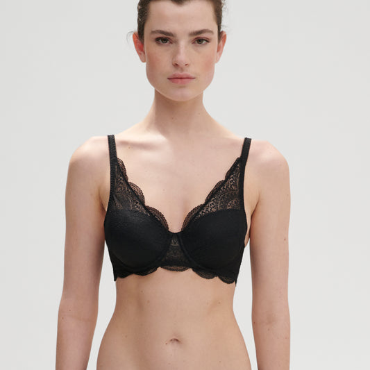 Karma 3D Spacer Moulded Padded Bra (Black)
