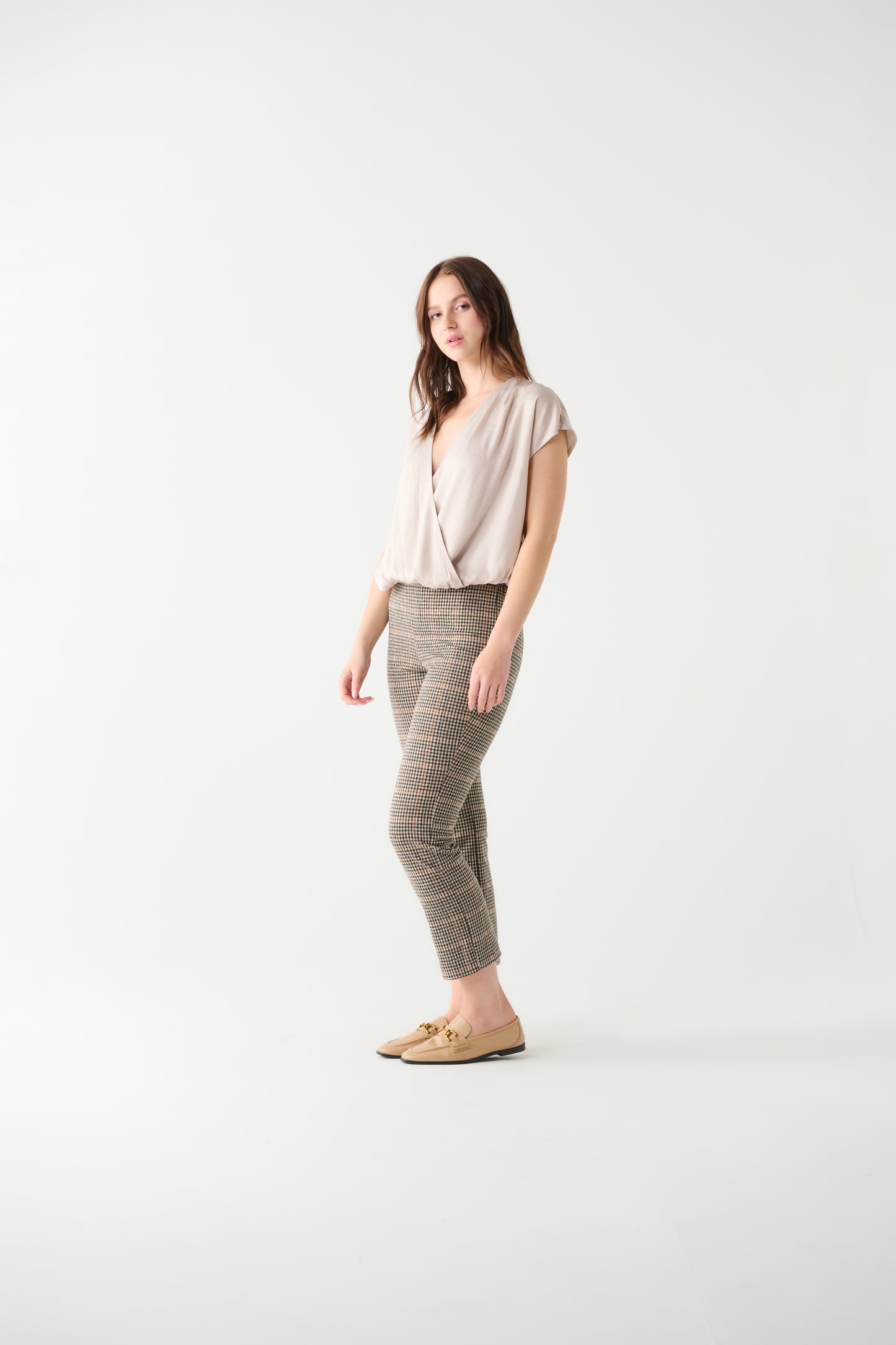 7/8th Houndstooth Knit Pants