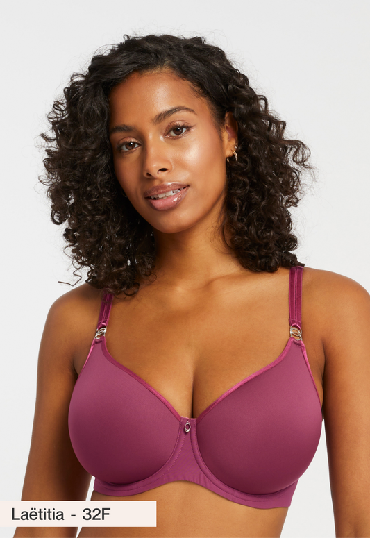 Sublime Spacer T-Shirt Bra (Cranberry Seasonal Colour)