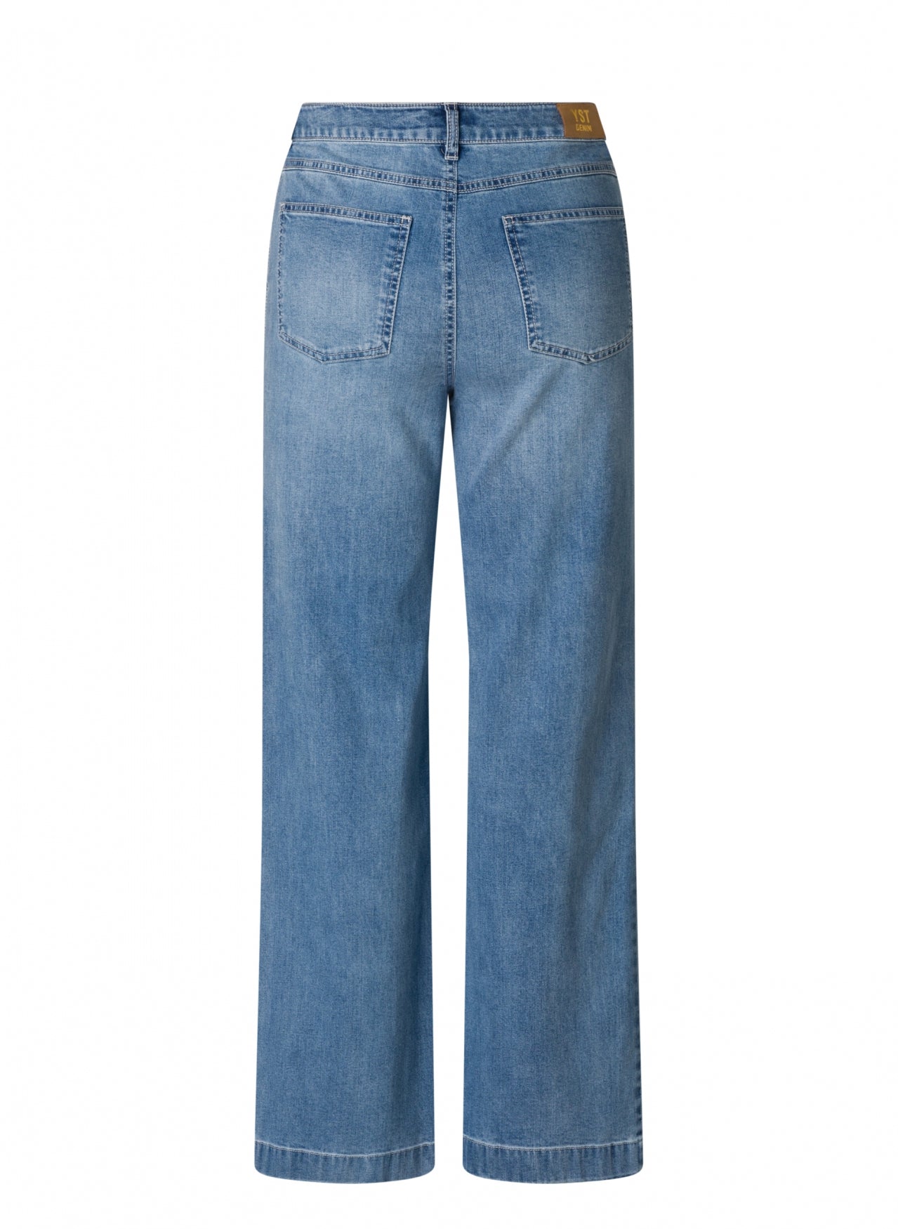 Wijntje Flare Fit Jeans – Denim Stone Wash Blue