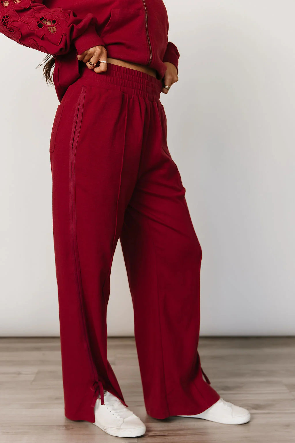 Wide Leg Comfs – Crimson (Preorder)