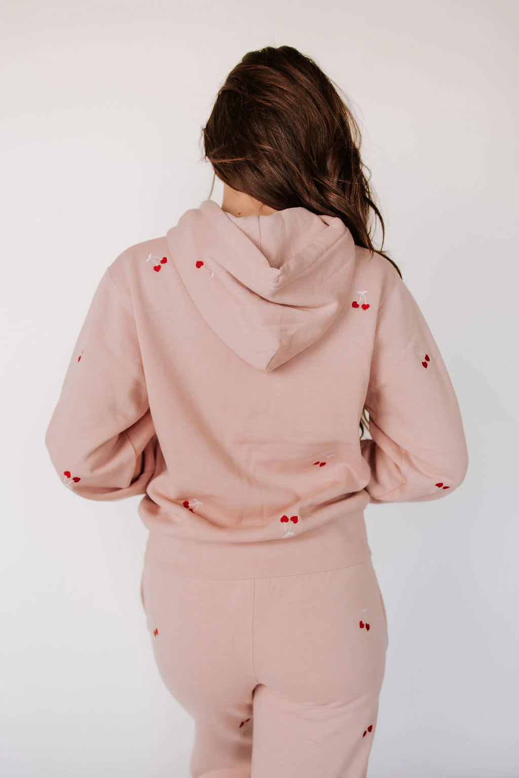 Signature Set – Cheery Cherries | Fleece-Lined Lounge Set