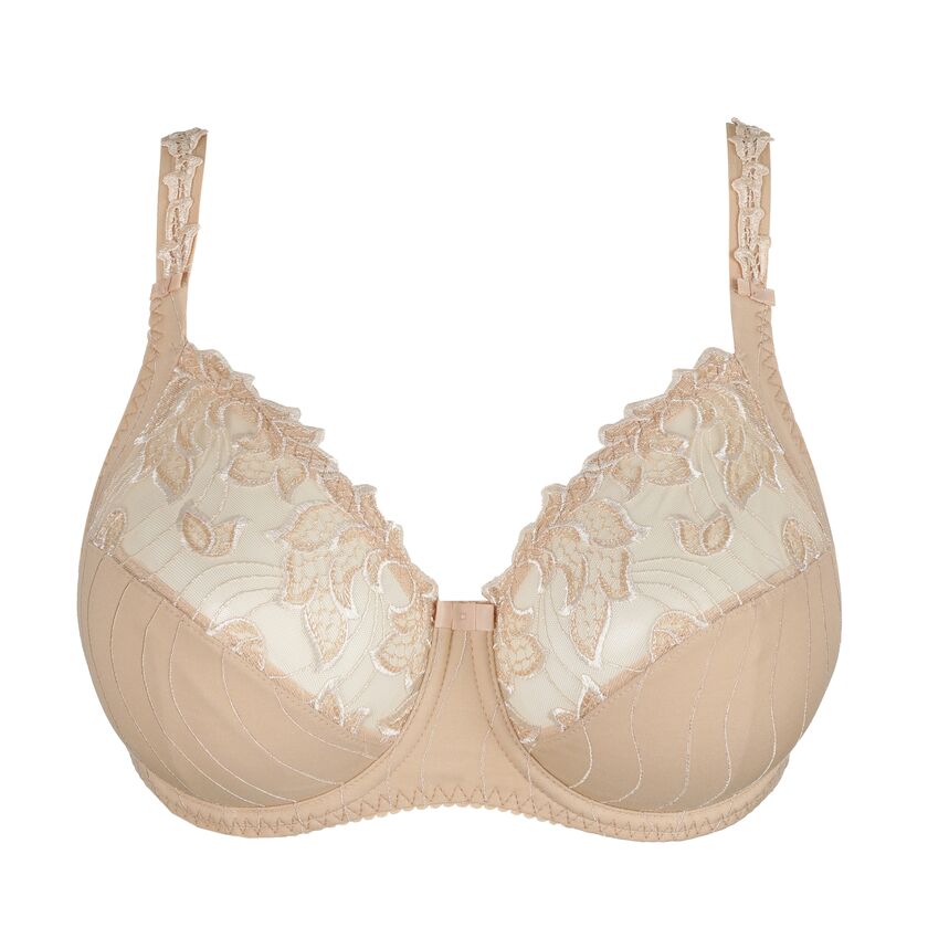 Deauville Full Cup Wire Bra (B to H Cup) in Cafe