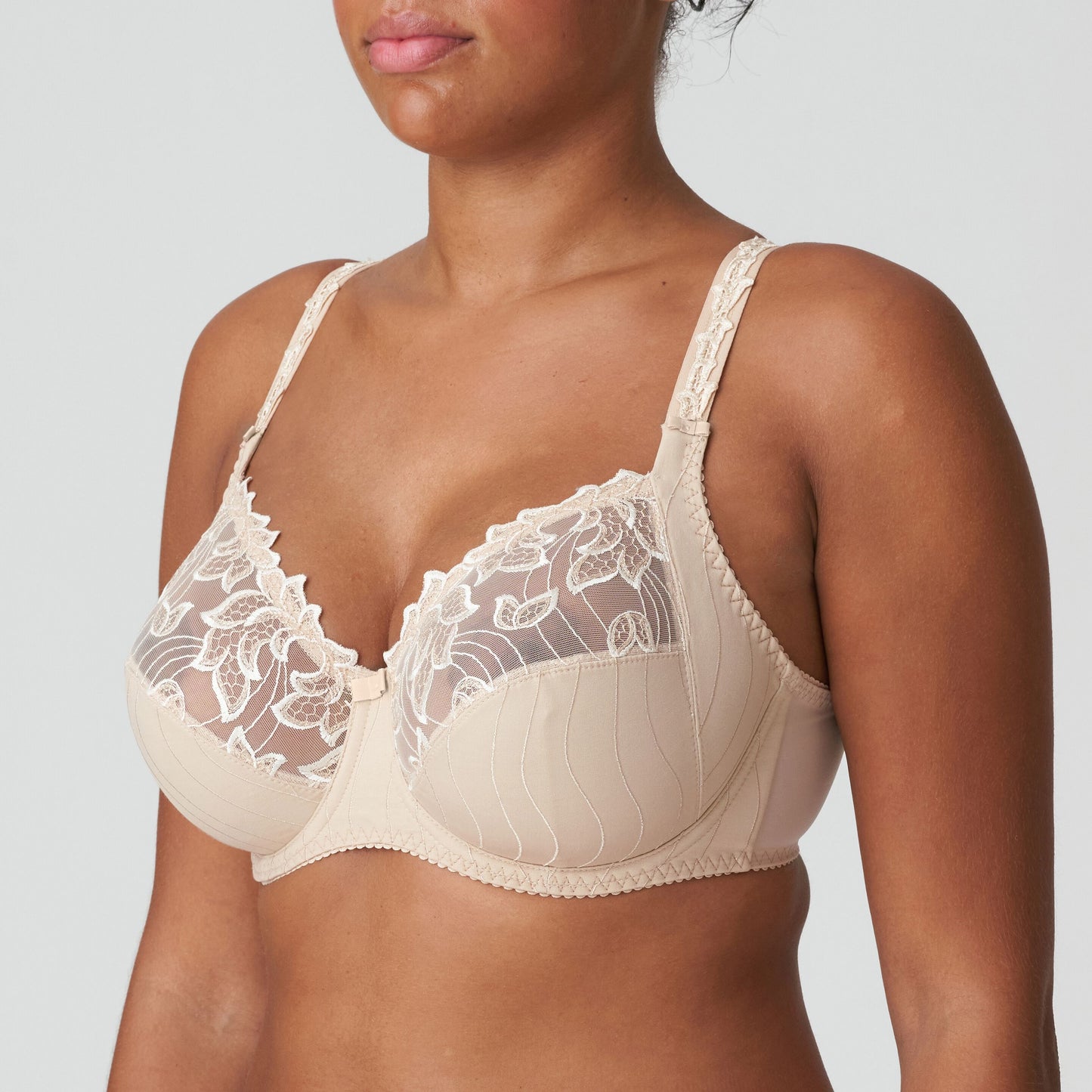 Deauville Full Cup Wire Bra (B to H Cup) in Cafe
