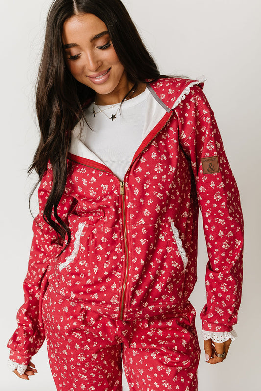 Ampersand Ave University FullZip – Cherry Blossom Babe