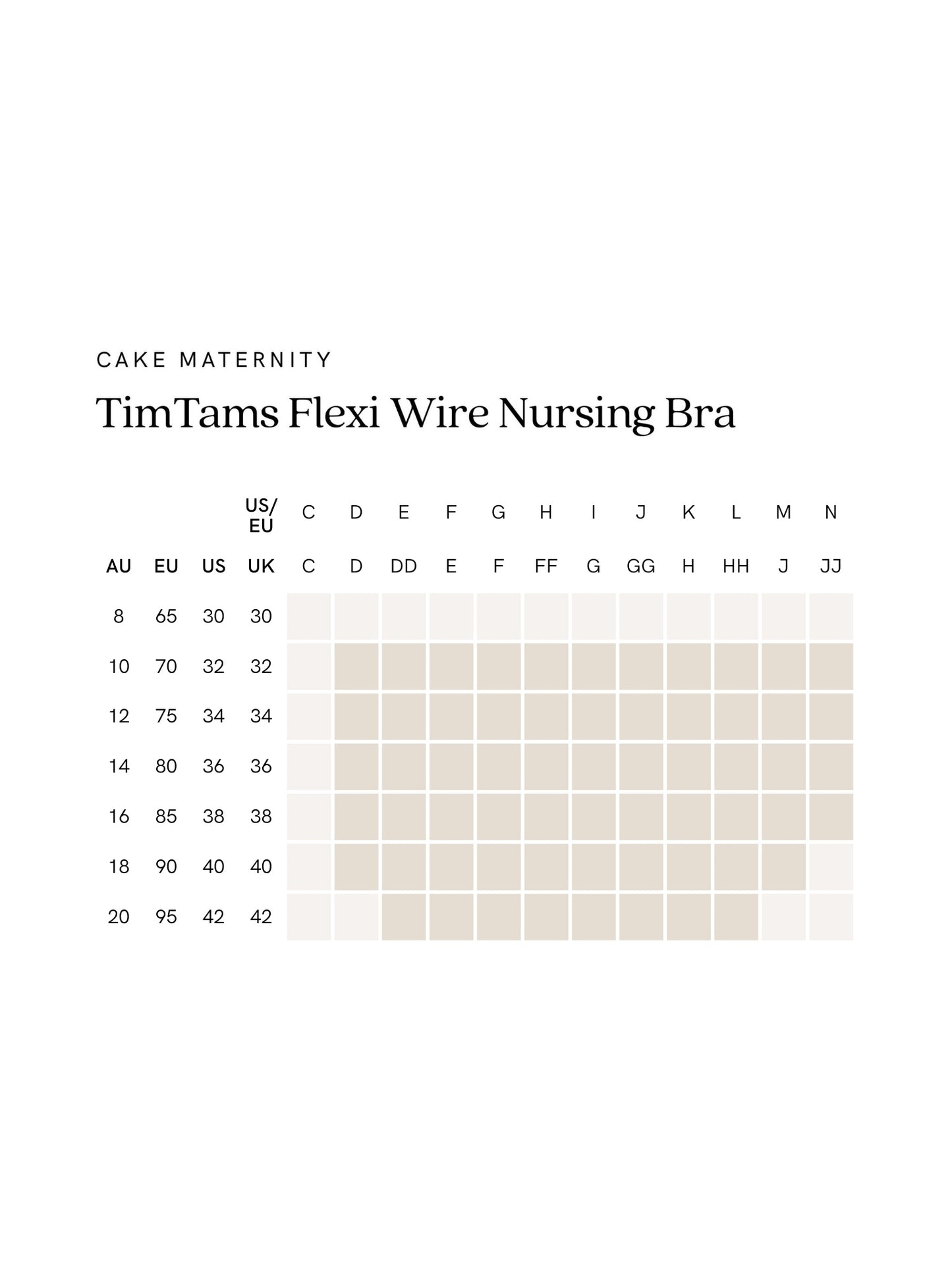 TimTams Flexi-Wire Nursing Bra in Taupe