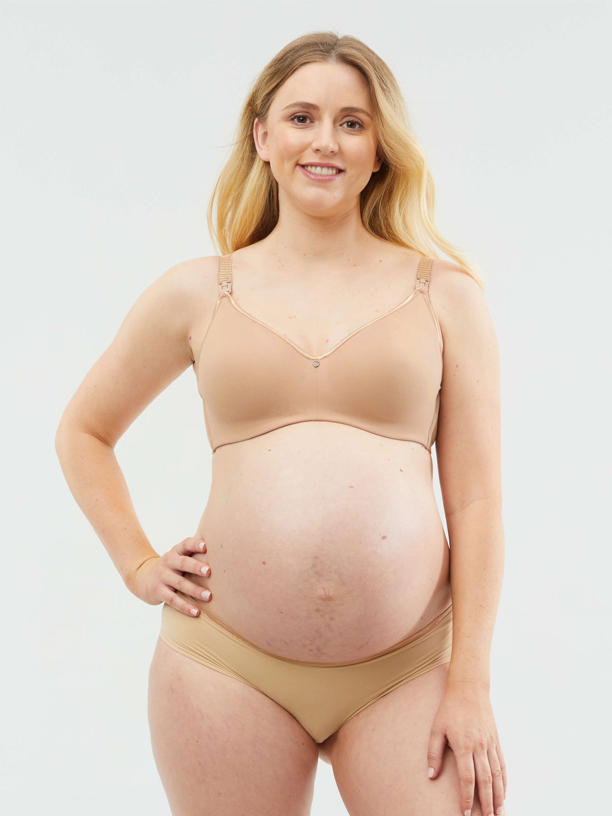 Croissant T-Shirt Maternity & Nursing Bra – Buttery Soft Flexi-Wire Support