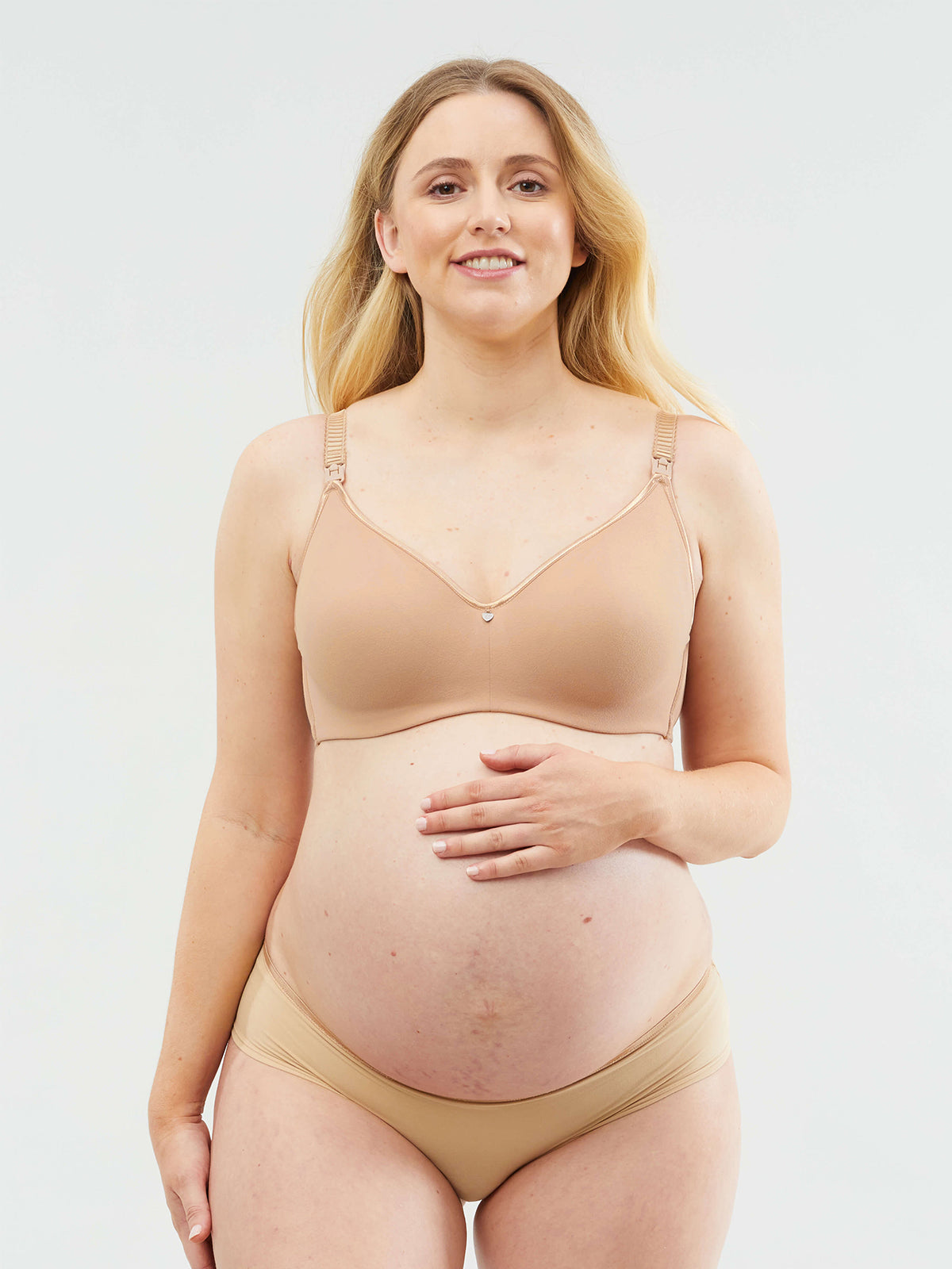 Croissant T-Shirt Maternity & Nursing Bra – Buttery Soft Flexi-Wire Support
