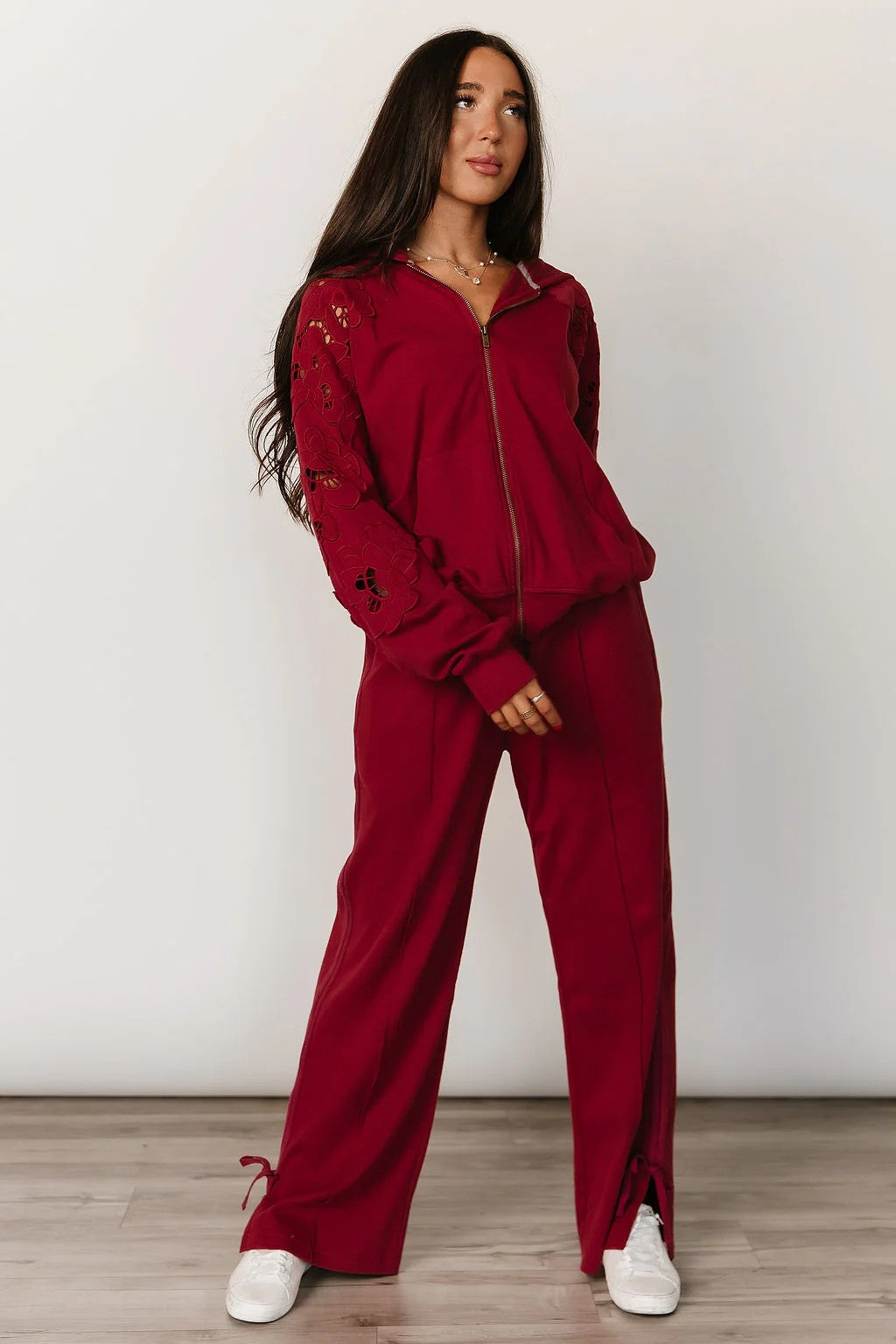 Wide Leg Comfs – Crimson (Preorder)