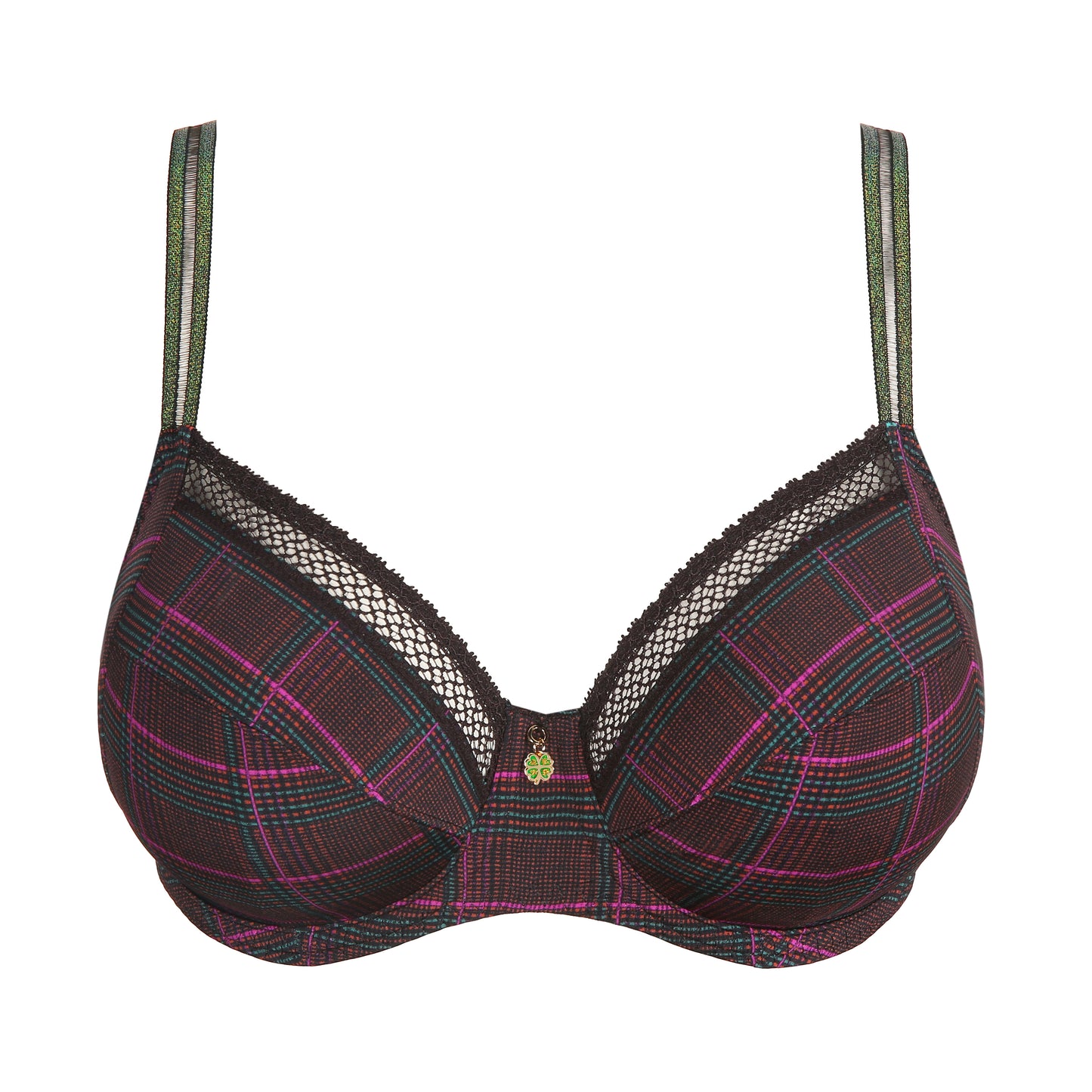 PrimaDonna Twist Princess Bay Full Cup Bra in Italian Check available at PInned Up Bra Lounge in Markham, Ontario Canada
