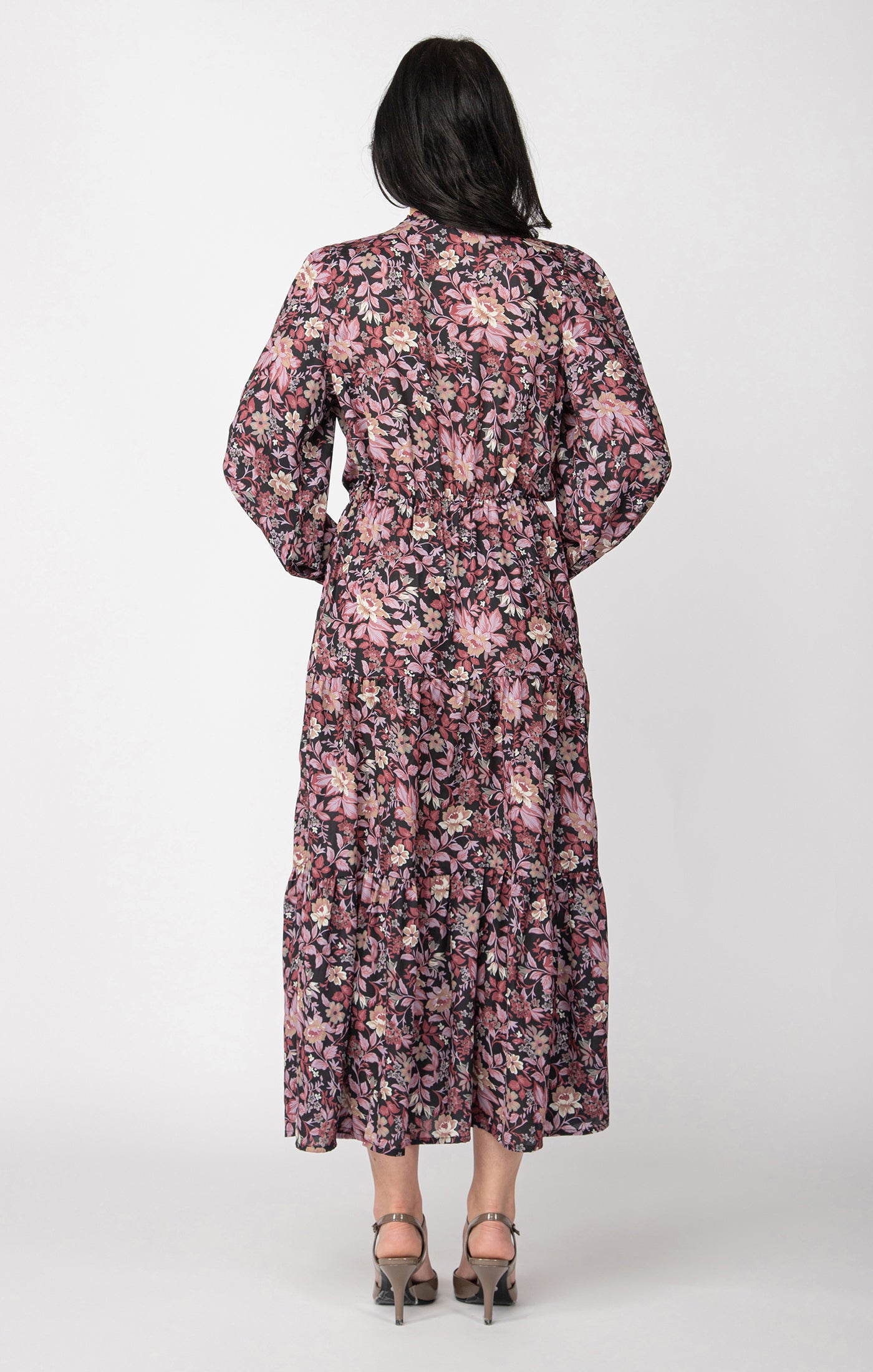 Nior Long Sleeve Midi  Dress (XS to XL)