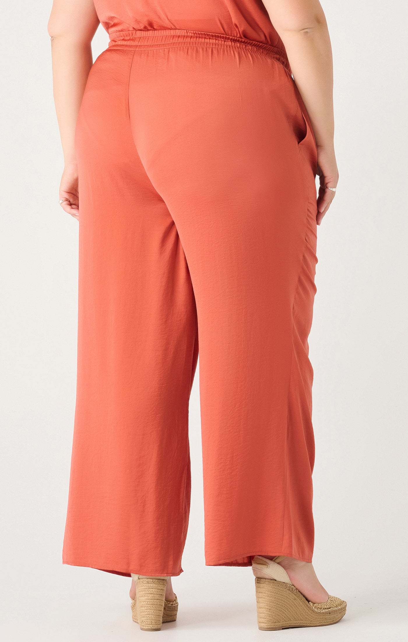 Alani Wide Flowy Leg Pant (Plus Size) (Final Sale)