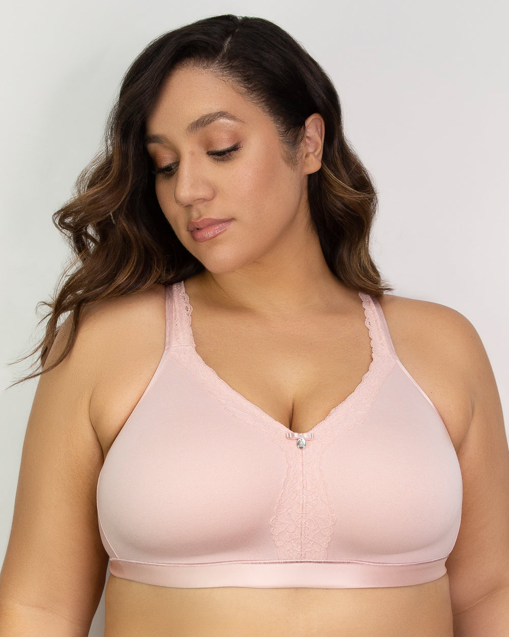 Curvy Couture Cotton Luxe Unlined Wireless Bra