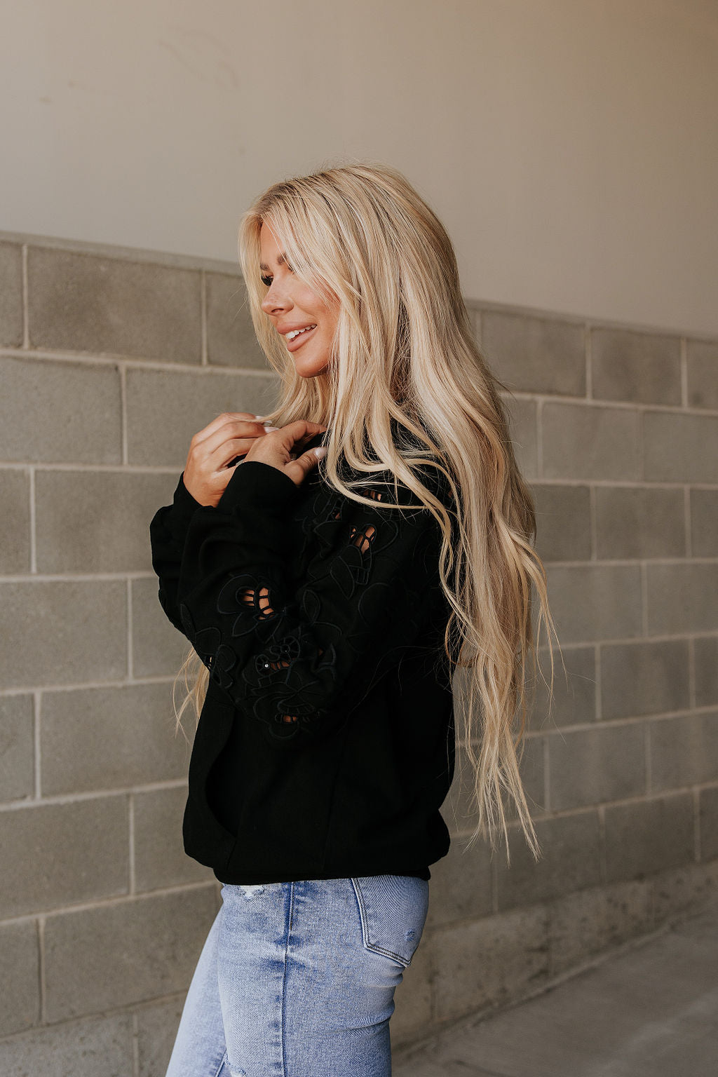 University Hoodie- It's a Love Story (Black)