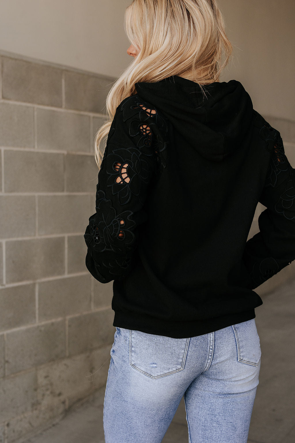 University Hoodie- It's a Love Story (Black)