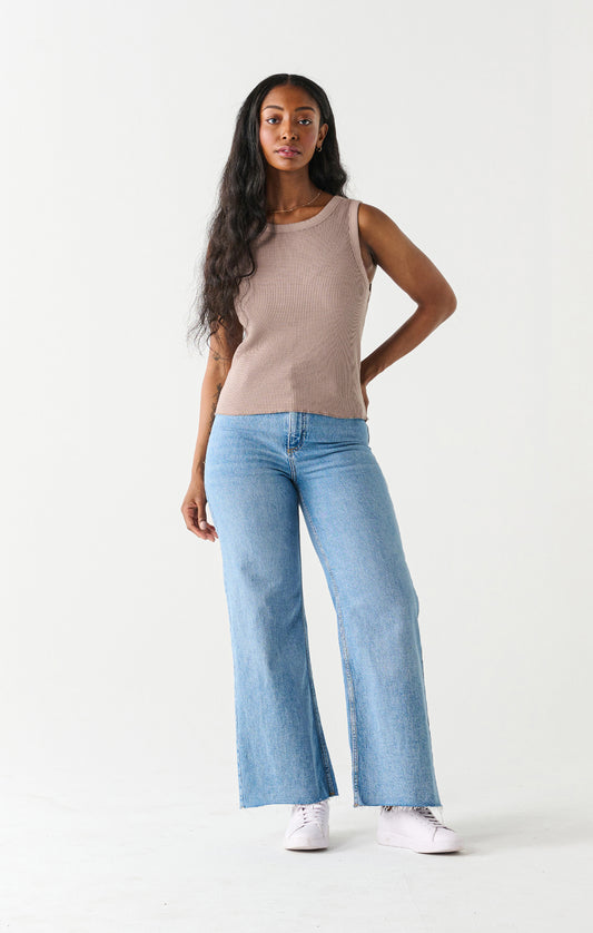 Waffle Knit Tank (Size Small & Medium)