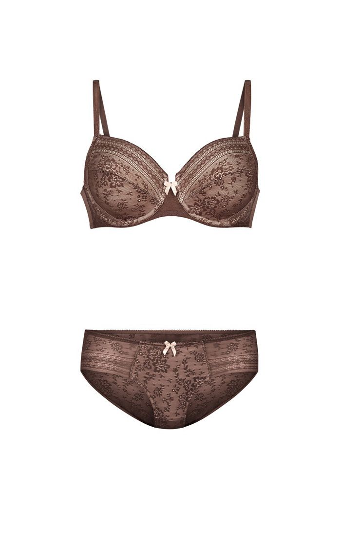 Fleur Underwire Side Support Bra – Rosa Faia | Minimizing Full Cup Lace Bra