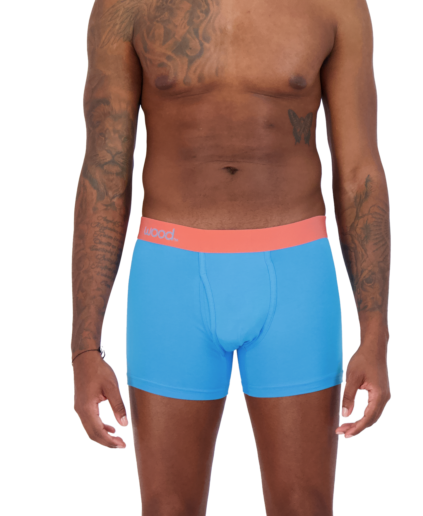 Men's Boxer Briefs with Fly from Wood