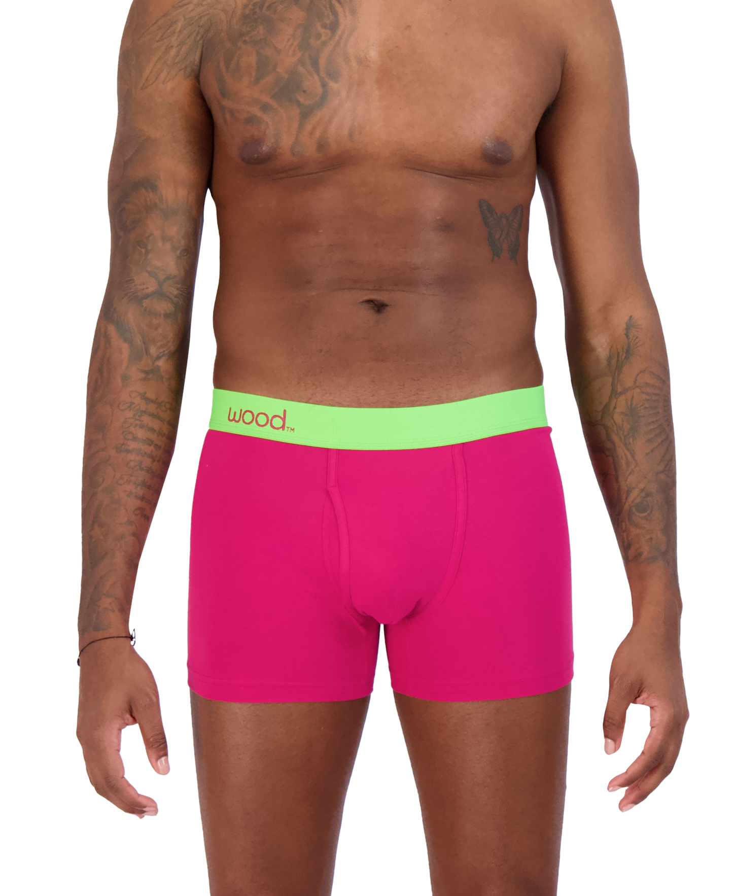 Men's Boxer Briefs with Fly from Wood