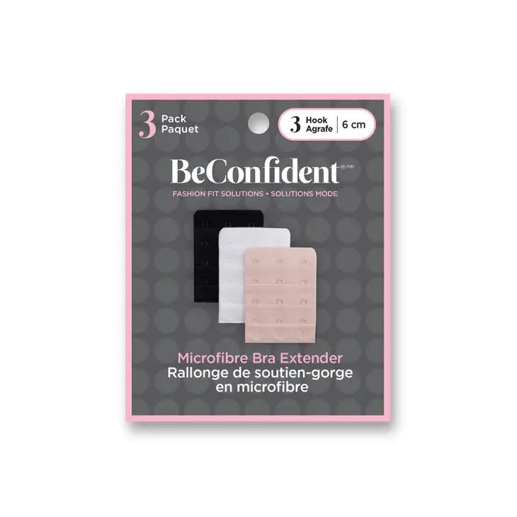Bra Extenders 3 Hook 6 CM Wide Multi-Pack - Pinned Up Bra Lounge