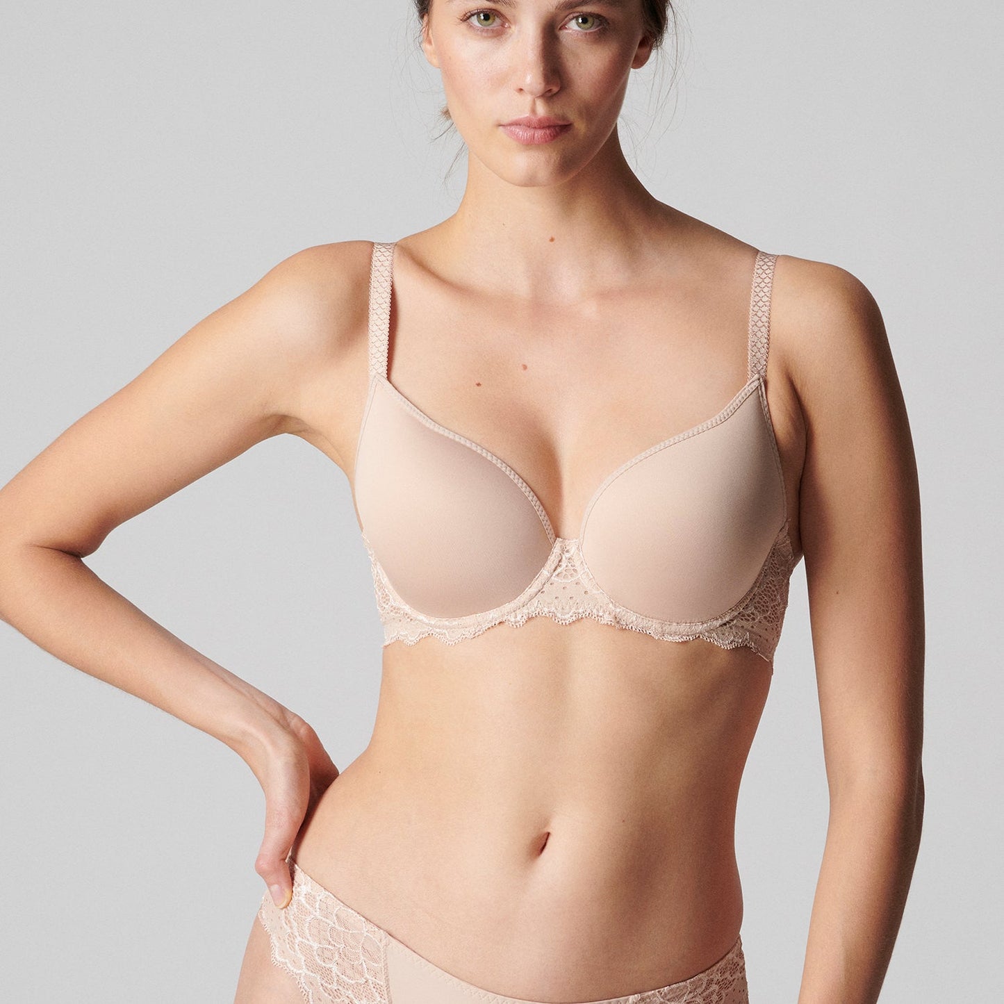 Caresse 3D Spacer Shaped -Peau rosée - Pinned Up Bra Lounge