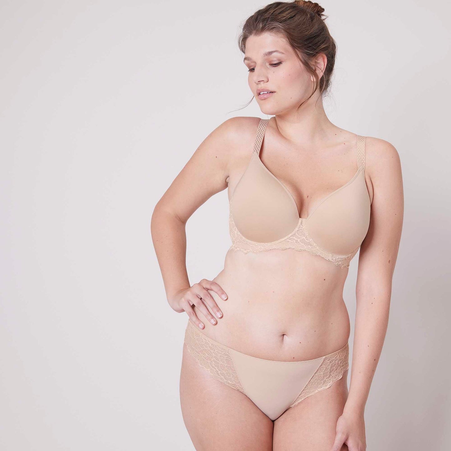 Caresse 3D Spacer Shaped -Peau rosée - Pinned Up Bra Lounge