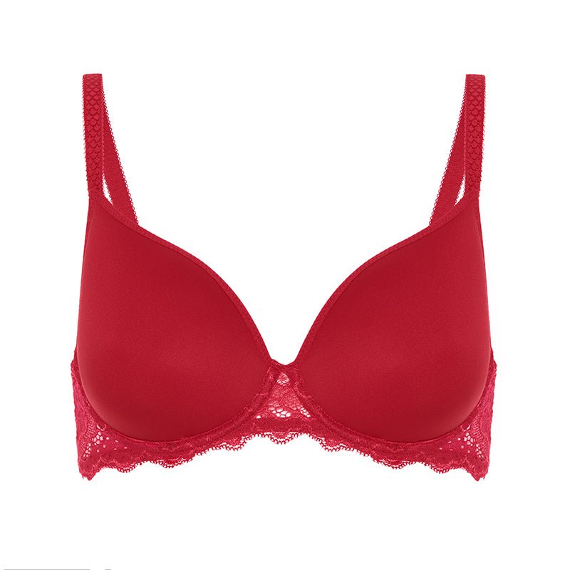 Caresse 3D Spacer Shaped -Tango Red (Seasonal Colour) - Pinned Up Bra Lounge