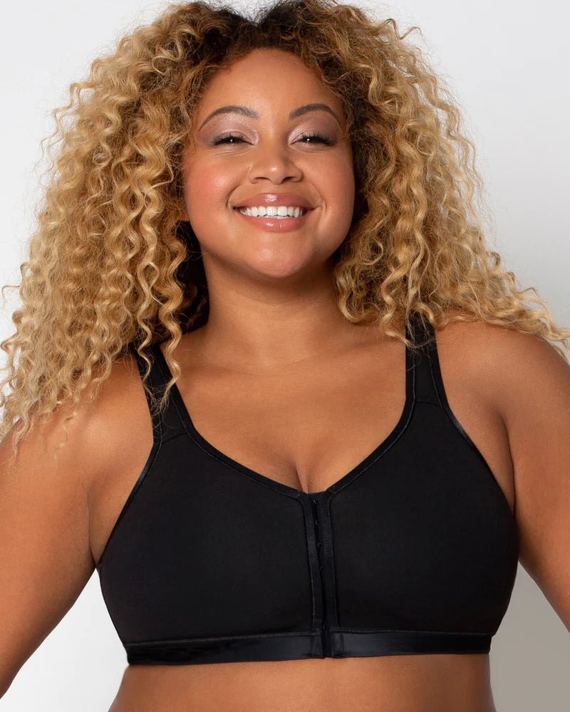 Cotton Luxe Front And Back Close Wireless Bra - Pinned Up Bra Lounge