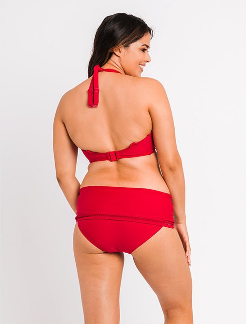 First Class Deep Fold Over Bikini Brief - Pinned Up Bra Lounge