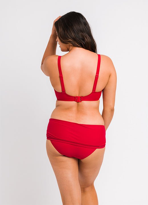 First Class Deep Fold Over Bikini Brief - Pinned Up Bra Lounge