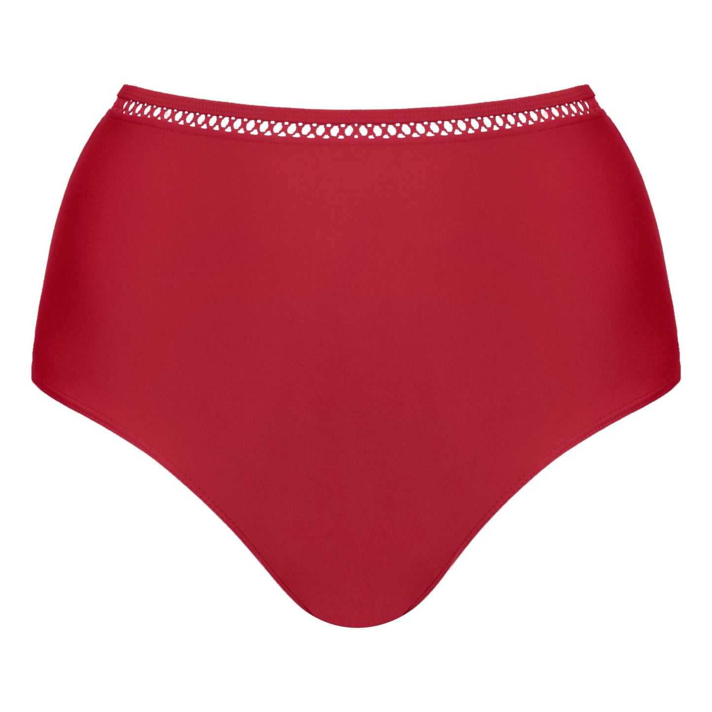 First Class Deep High Waist Bikini Brief - Pinned Up Bra Lounge