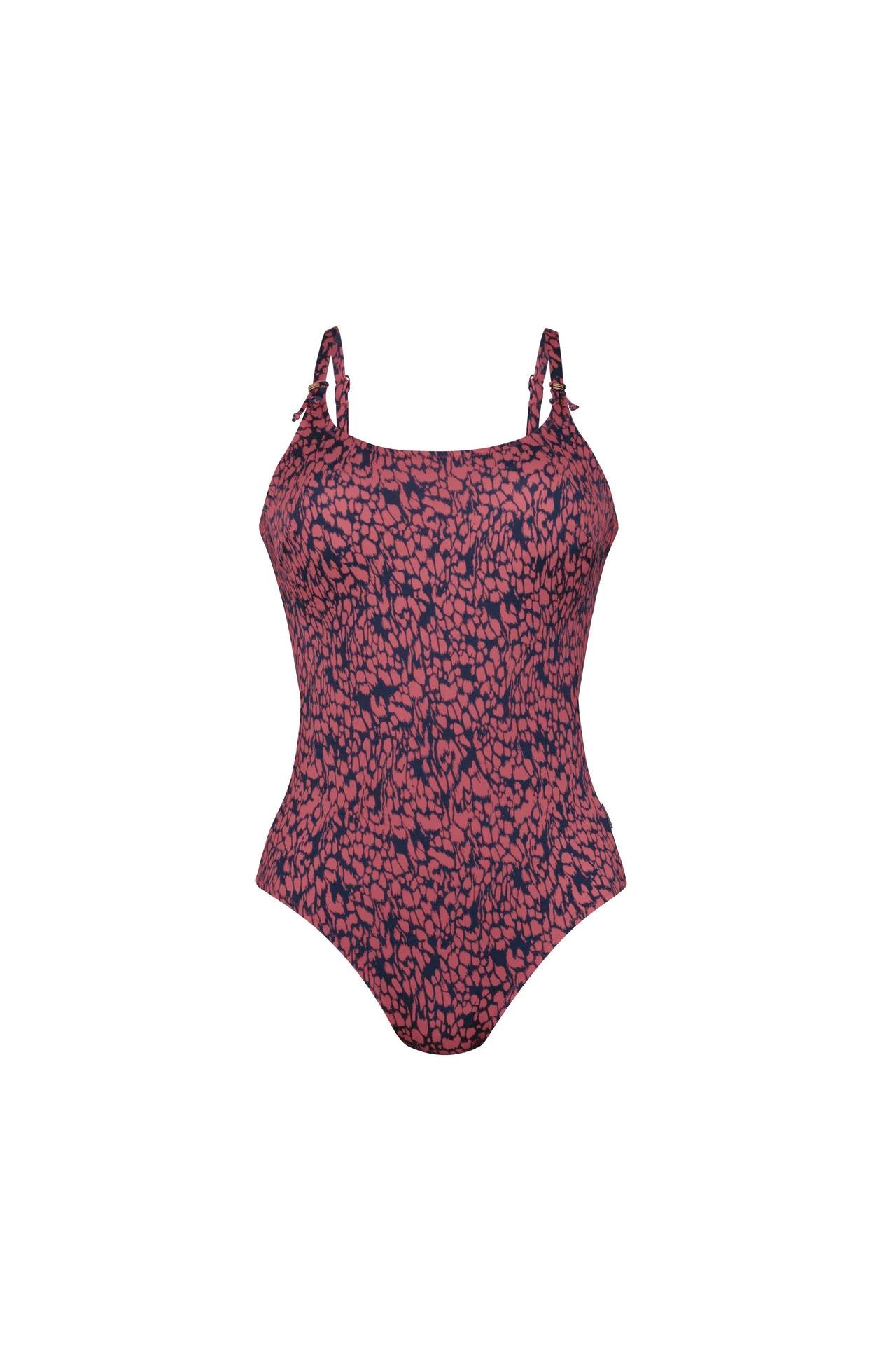 Mona Marble Beach Swimsuit - Pinned Up Bra Lounge