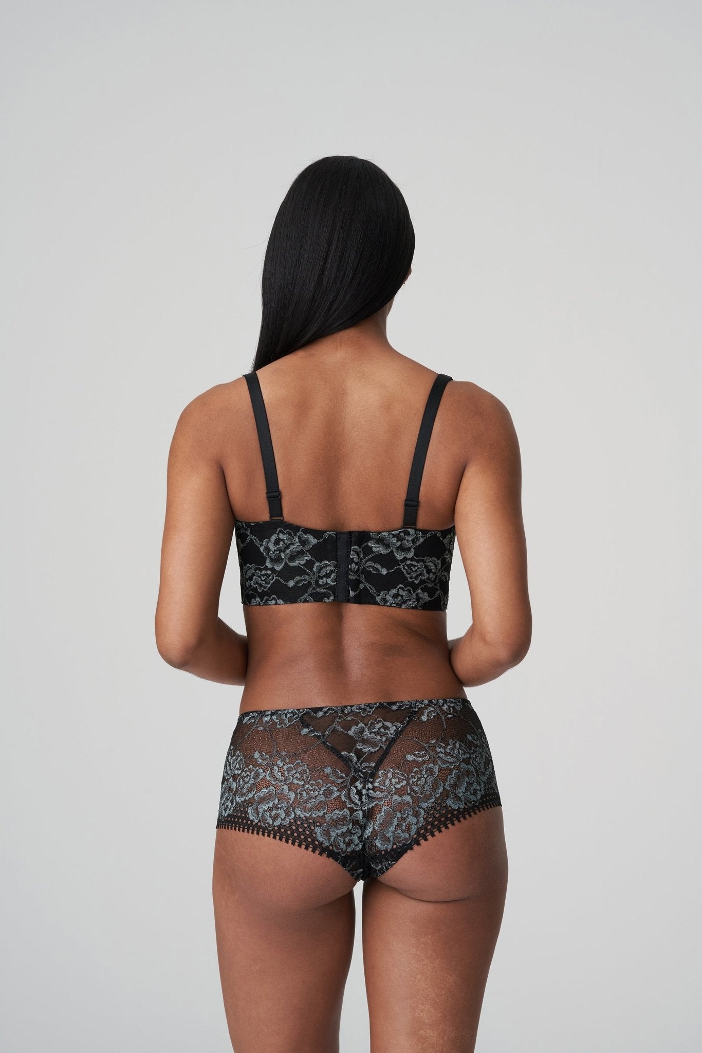 Rose Sauvage Hotpants - Pinned Up Bra Lounge