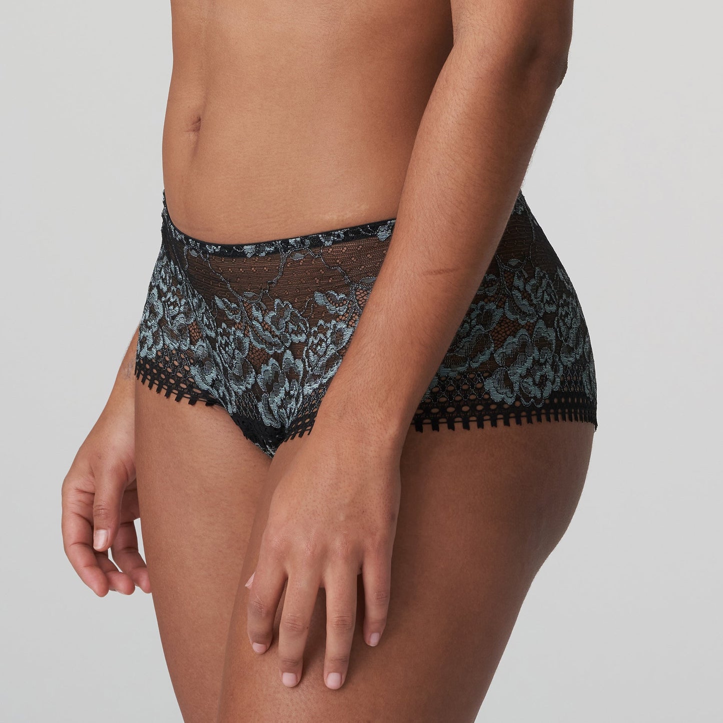 Rose Sauvage Hotpants - Pinned Up Bra Lounge