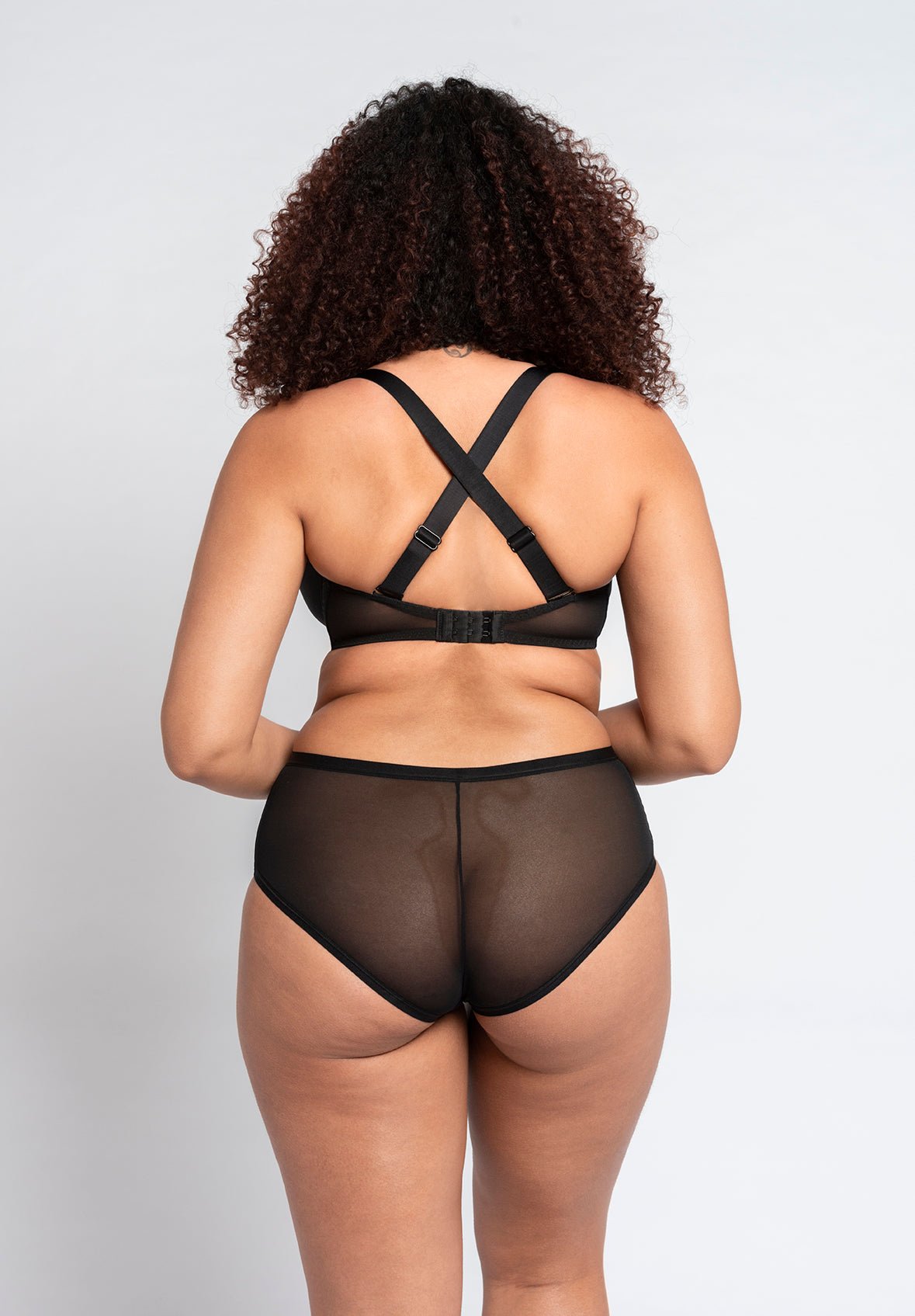 SuperPlunge Multiway Padded Bra in Black - Pinned Up Bra Lounge