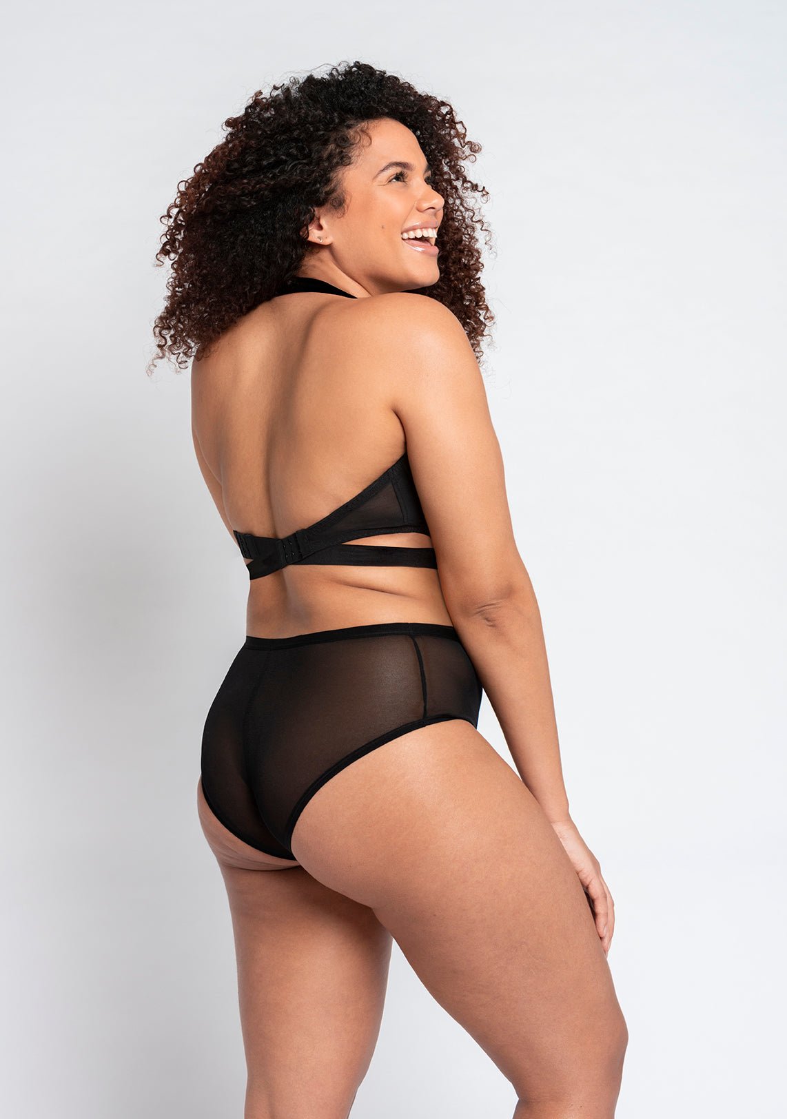 SuperPlunge Multiway Padded Bra in Black - Pinned Up Bra Lounge