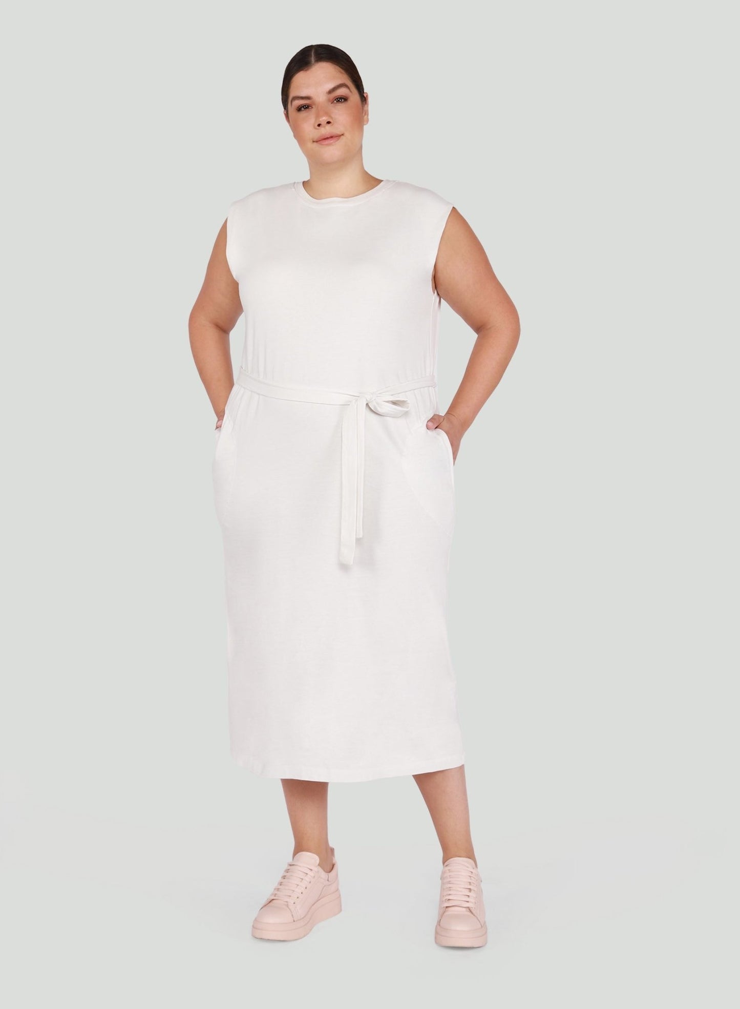 Tie Waist Knit Dress - Pinned Up Bra Lounge