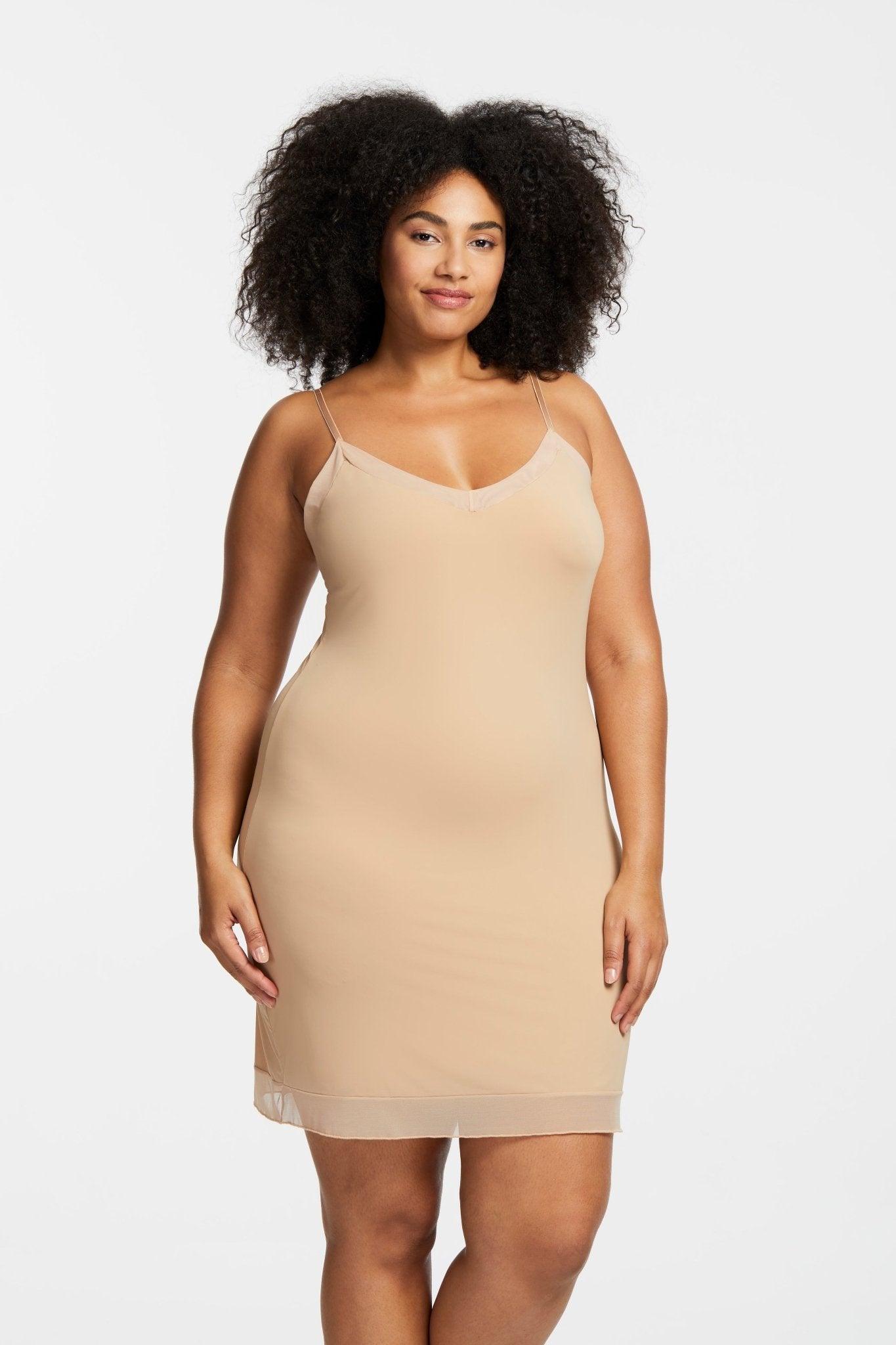 V-Neck Full Length Slip - Pinned Up Bra Lounge