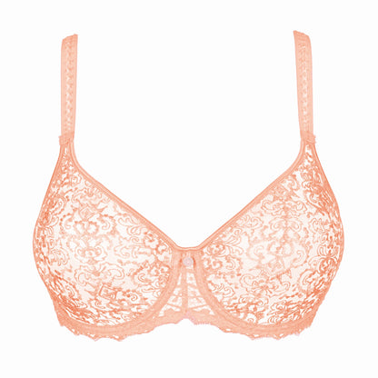 Cassiopée Underwired Seamless Bra (Peach)