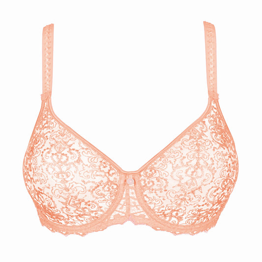 Cassiopée Underwired Seamless Bra (Peach)