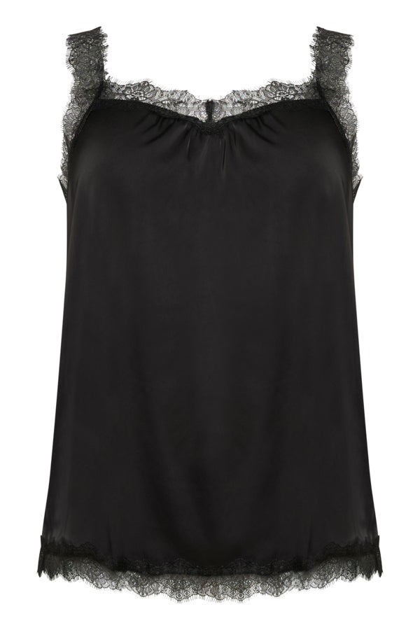 Hilla Lace Trim Camisole Top