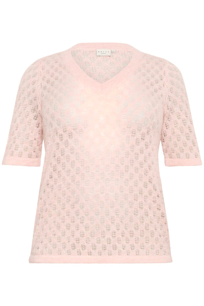 KCloura Pullover – Plus Size Knit V-Neck Top (0X–3X)