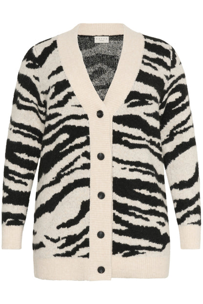 Kaffe Curve Sandia Animal Print Cardigan (Plus Size)