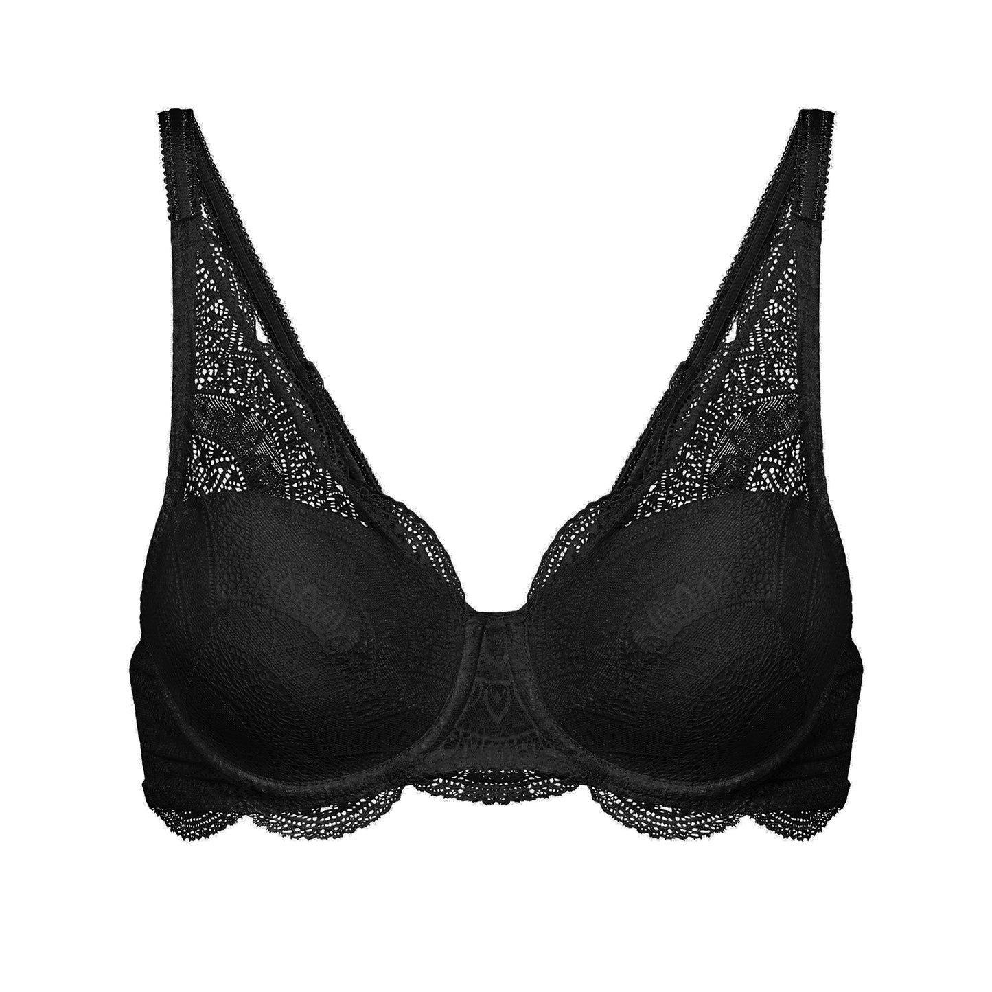 Karma 3D Spacer Moulded Padded Bra (Black)
